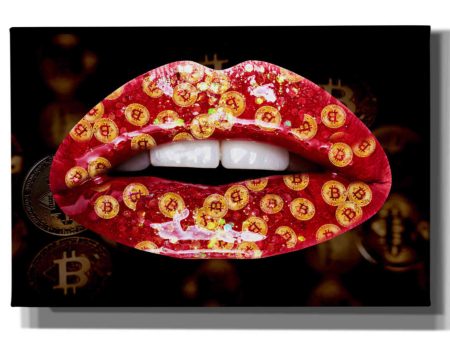 Bitcoin Milkshake Ruby  by Canvas Wall Art Sale