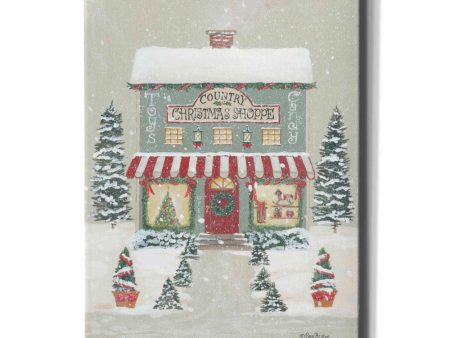 Country Christmas Shoppe  by Pam Britton, Canvas Wall Art Fashion