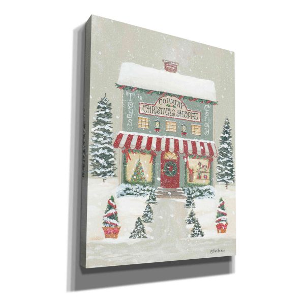 Country Christmas Shoppe  by Pam Britton, Canvas Wall Art Fashion