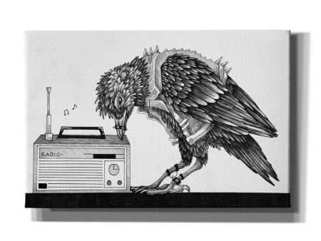 Heavy Metal Crow  by Avery Multer, Canvas Wall Art Online