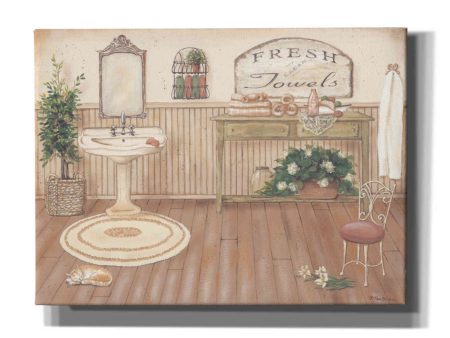 Vintage Bath II  by Pam Britton, Canvas Wall Art Hot on Sale