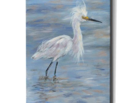 Egret  by Pam Britton, Canvas Wall Art For Discount