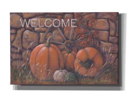 Autumn Welcome  by Pam Britton, Canvas Wall Art For Cheap