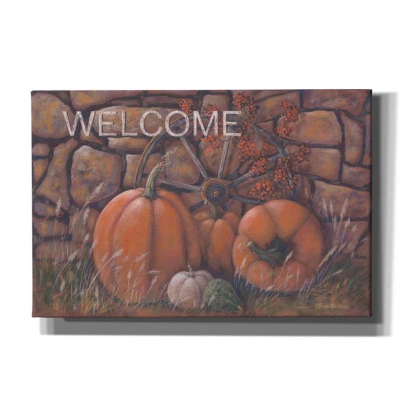 Autumn Welcome  by Pam Britton, Canvas Wall Art For Cheap