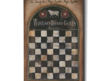 Woolsey Board Games  by Pam Britton, Canvas Wall Art For Cheap