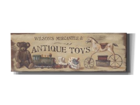 Vintage Toys  by Pam Britton, Canvas Wall Art Hot on Sale