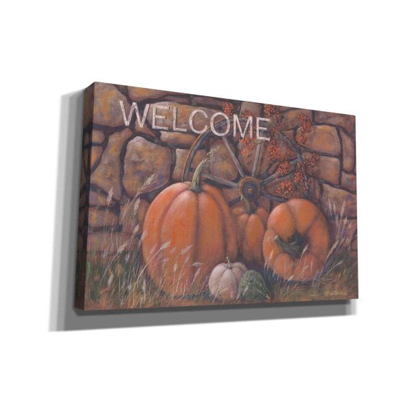 Autumn Welcome  by Pam Britton, Canvas Wall Art For Cheap