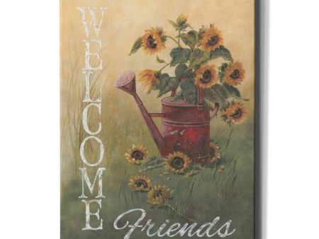 A Sunflower Welcome  by Pam Britton, Canvas Wall Art Online now