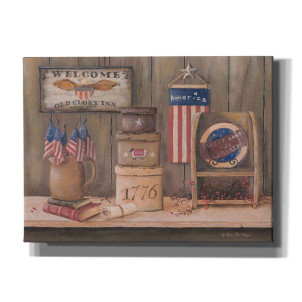 Sweet Land of Liberty  by Pam Britton, Canvas Wall Art For Cheap