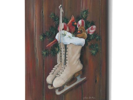 Cardinals & Skates  by Pam Britton, Canvas Wall Art For Discount