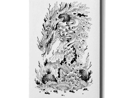 Coral Dragon   by Avery Multer, Canvas Wall Art For Cheap