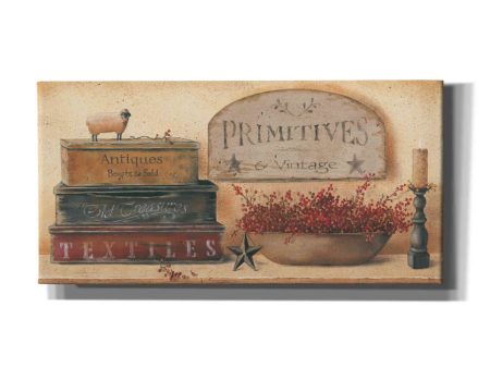 Primitives & Vintage  by Pam Britton, Canvas Wall Art For Sale