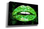 Bitcoin Milkshake Shamrock  by Canvas Wall Art on Sale