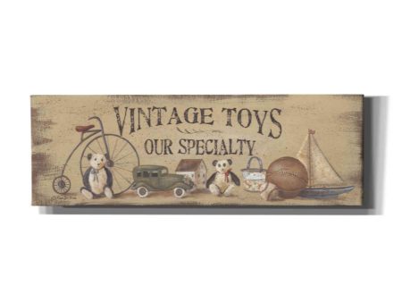 Antique Toys  by Pam Britton, Canvas Wall Art Hot on Sale