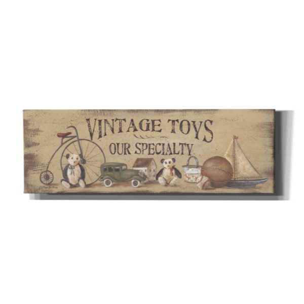 Antique Toys  by Pam Britton, Canvas Wall Art Hot on Sale