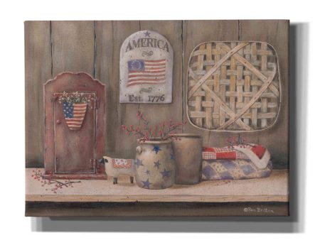 America Est. 1776  by Pam Britton, Canvas Wall Art Online now