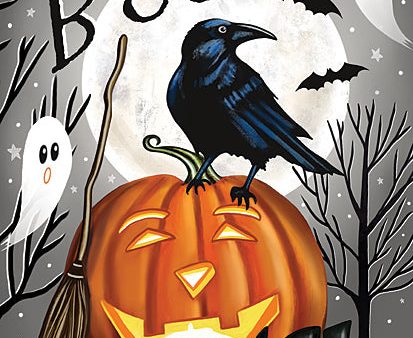 ET204 - Boo Crow & Ghosts - 12x16 on Sale