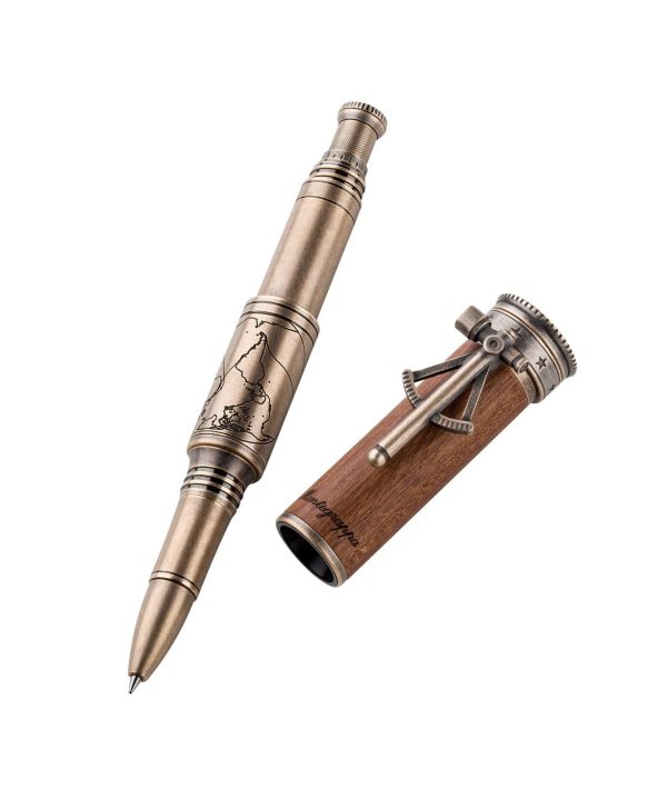 New Montegrappa AGE OF DISCOVERY L.E Rollerball Pen - ISDARRBW Online