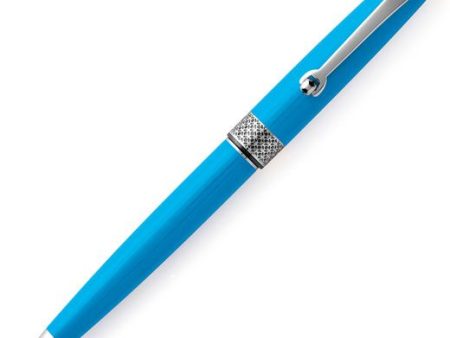 Montegrappa Piacere Ballpoint Micro Pen Med Cyan - ISPYMBBBB Online