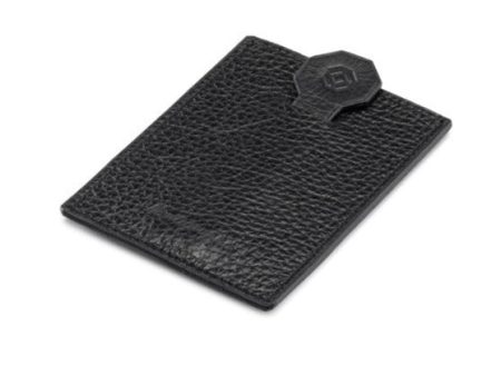 Montegrappa Credit Card Case - Flat - Black - A.2066.C1 Cheap