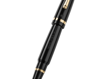 New Montegrappa Venetia Fountain Pen, 14k nib Black - ISVEN_4C Online Hot Sale