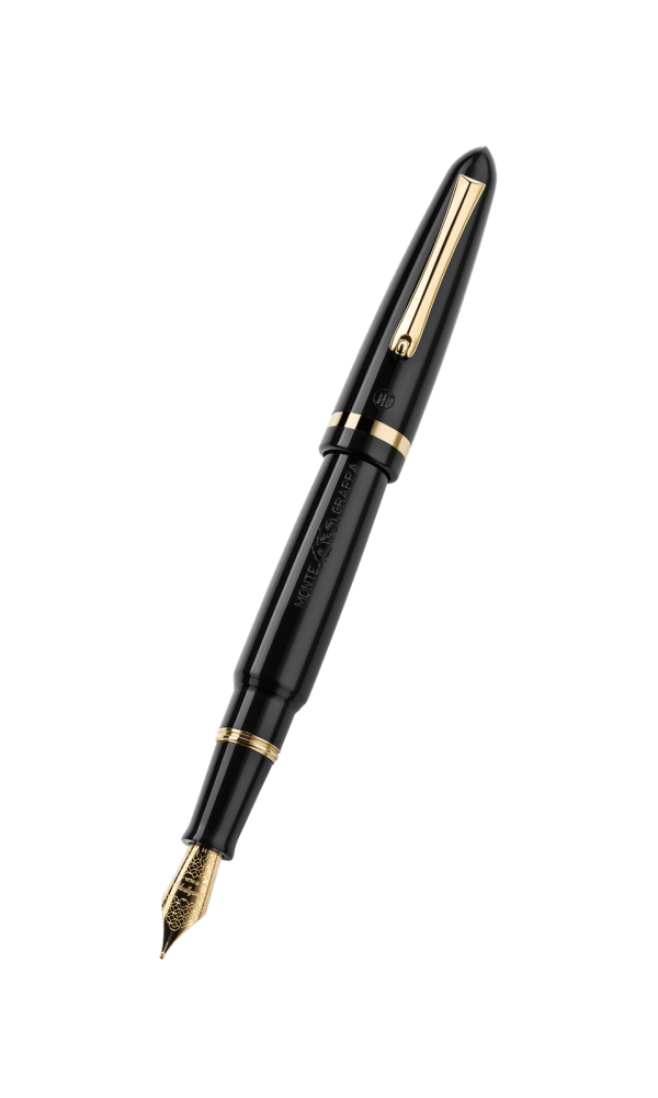 New Montegrappa Venetia Fountain Pen, 14k nib Black - ISVEN_4C Online Hot Sale