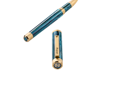 Montegrappa Zero Zodiac Cancer Rollerball Pen, Yellow Gold IP - ISZEZRIY_G9 Online Hot Sale