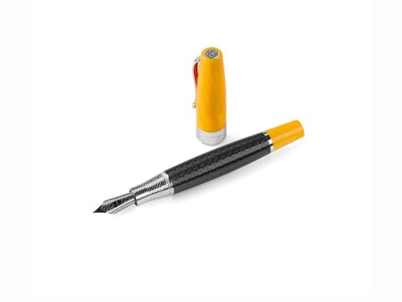 Montegrappa Miya Carbon Fountain Pen - Yellow For Discount