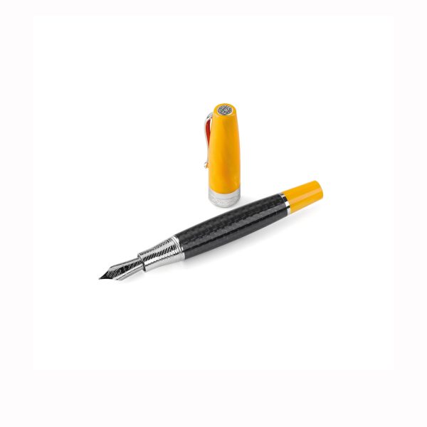 Montegrappa Miya Carbon Fountain Pen - Yellow For Discount