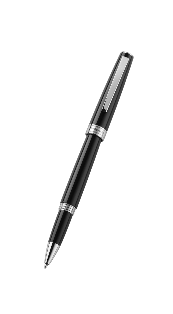 New Montegrappa Armonia Black Rollerball Pen- ISA1RRAC For Discount