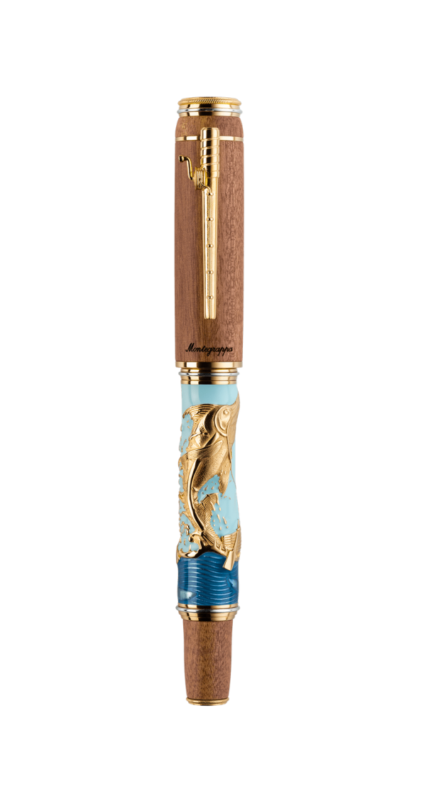 Montegrappa Old man and the Sea Yellow Gold - Rollerball   ISOSNR3S Cheap