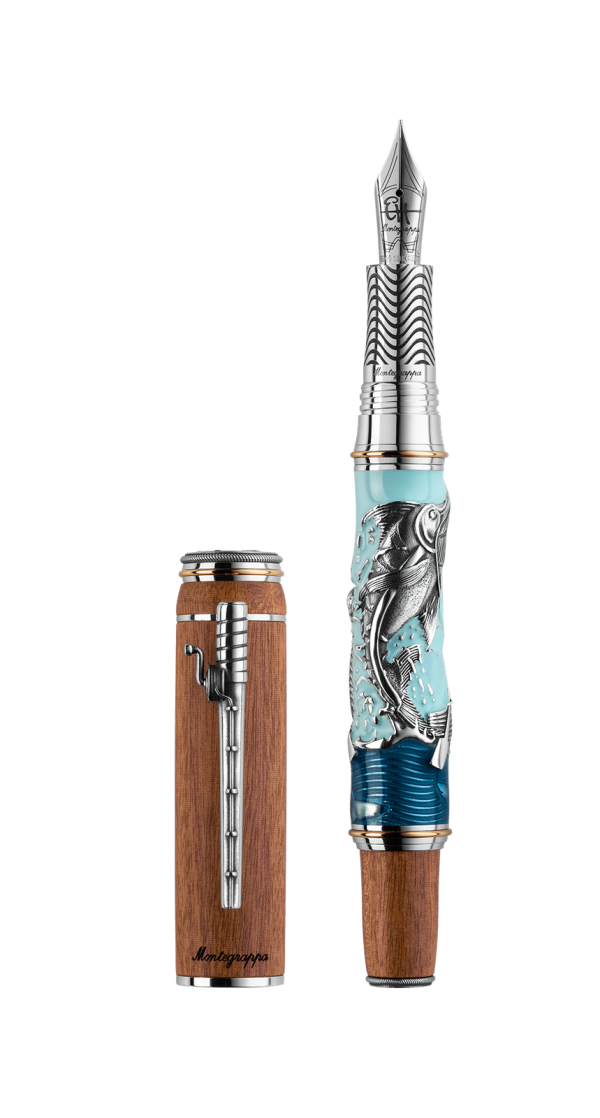 Montegrappa Old man and the Sea Silver - Fountain pen  ISOSN3SS Online Hot Sale