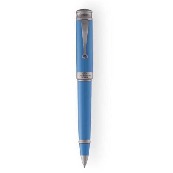 Montegrappa Uefa Champions League Light Blue Ballpoint - ISUBNBAA Last one on Sale