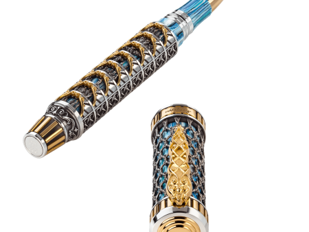 New Montegrappa Dante Alighieri: Paradiso Rollerball Pen, Silver - ISHDNRSL Pre order now Online Hot Sale