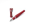 Montegrappa Sophia Loren Rollerball Pen, Silver (Red) Fashion