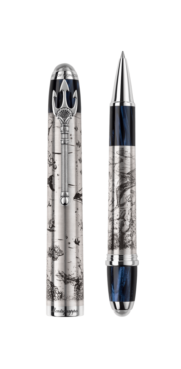 Montegrappa PRINCE ALBERT II OF MONACO FOUNDATION: OCEAN Rollerball Pen - ISFMN_SE Online Sale