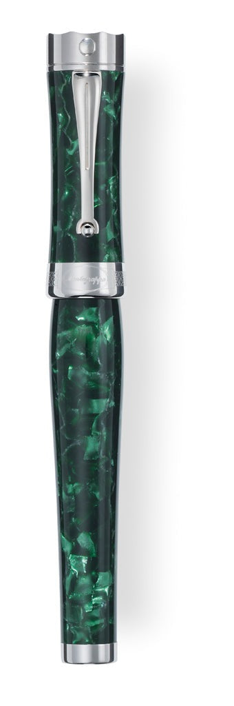 Montegrappa Bartolomeo Ferracina Fountain Pen - Malachite Green - ISBFN_CMM Hot on Sale