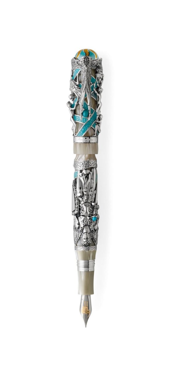 Montegrappa My Guardian Angel Fountain Pen - Silver Hot on Sale