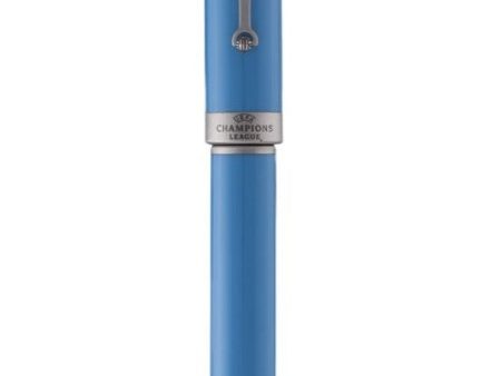 Montegrappa Uefa Champions League Light Blue Rollerball Pen - ISUBNRAA Online