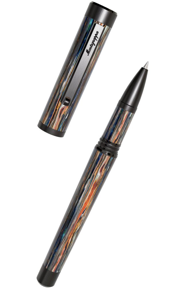 Montegrappa Zero Custom Scream Rollerball Ultra black trim - ISZETSR For Sale