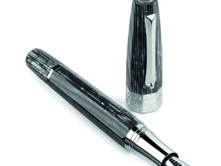 Montegrappa Extra Otto Fountain Pen, Shiny Lines Fashion