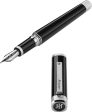 Montegrappa Quattro Fountain Pen, Palladium pl, 14k Gold Nib - ISZ4I34P Online Hot Sale