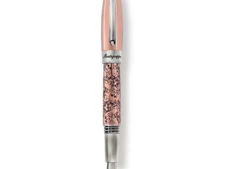 Merry Skull Copper Rollerball Pen - ISFOS3CU Fashion