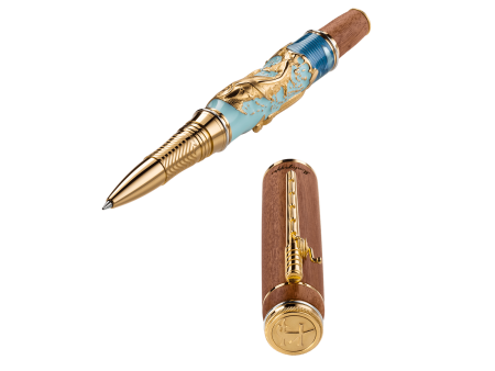 Montegrappa Old man and the Sea Yellow Gold - Rollerball   ISOSNR3S Cheap