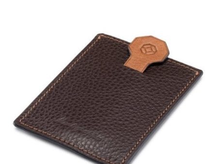 Montegrappa Credit Card Case - Flat - Brown & Caramel - A.2066.MC Sale