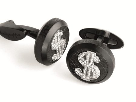 Montegrappa Ca$h Cufflinks - Silver - IDF$CLSH Online Hot Sale