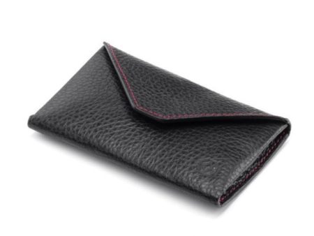 Montegrappa Business Card Case - Envelope Design - Black & Red - A.1987.CR For Cheap