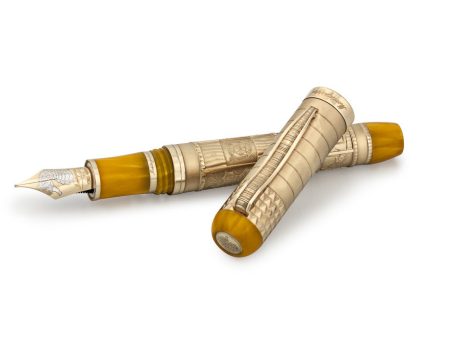 Montegrappa The  Memory  Fountain Pen Solid Gold - ISPMN3GE Online now