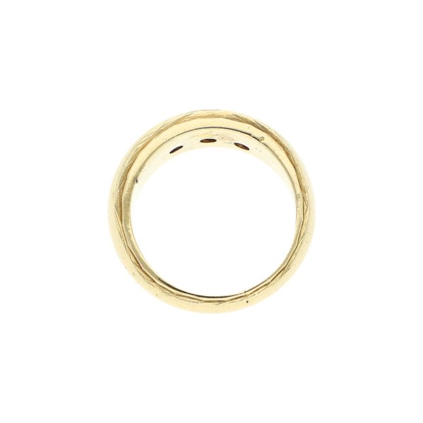 Anillo diseño especial con rubíes en oro amarillo 12 kilates. Online Hot Sale