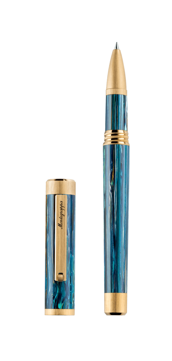 Montegrappa Zero Zodiac Cancer Rollerball Pen, Yellow Gold IP - ISZEZRIY_G9 Online Hot Sale